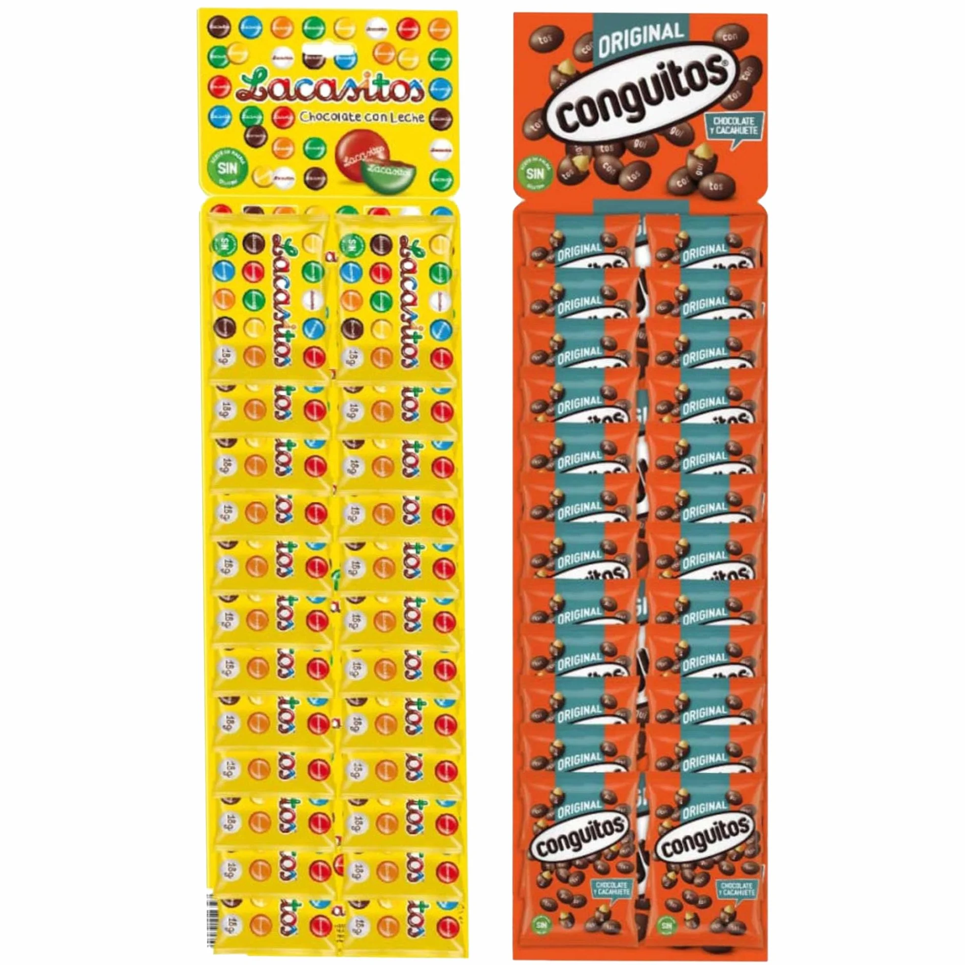 Lacasa Pack cumpleaños 48 bolsitas de 18g: 24 Conguitos y 24