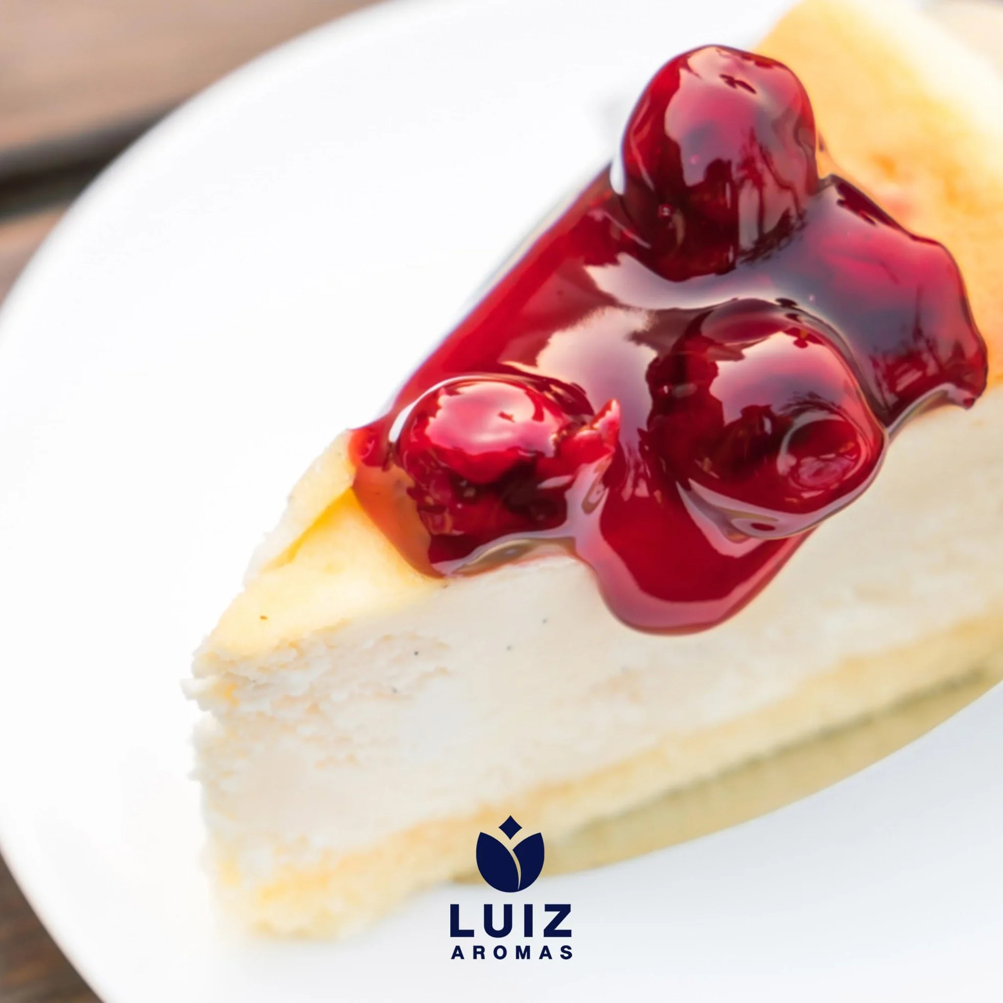 LUIZ AROMAS | Aroma Cereza - Aroma Alimentario en Gotas para dulces de Hornear, Pasteles, Bizcochos y Tartas | Producto Vegano sin Calorías y sin Azucar | Producto 100% Italiano (30g)