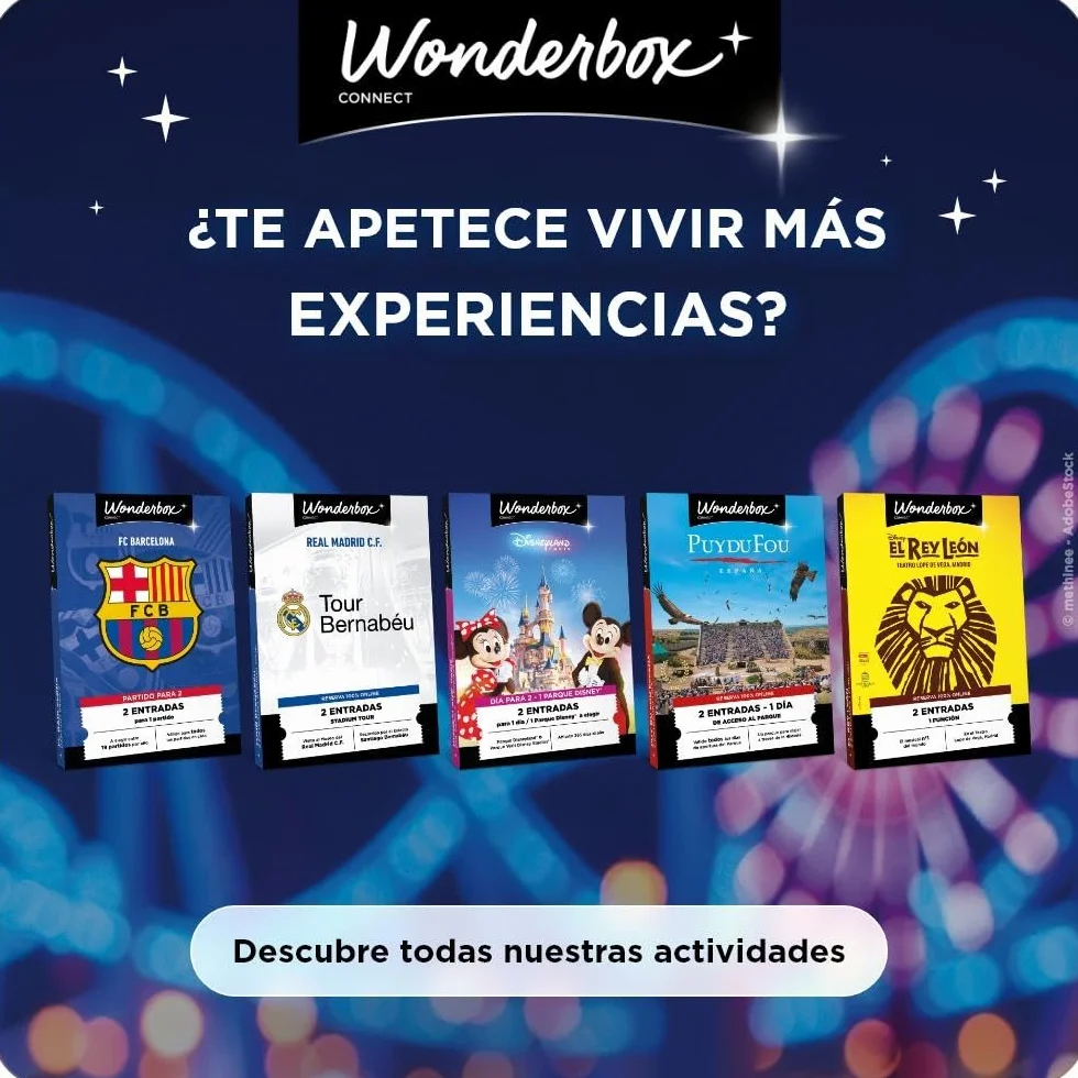 WONDERBOX Connect Sevilla FC Caja Regalo 2 Entradas Stadium Tour Museo History Experience Válido 27 Meses