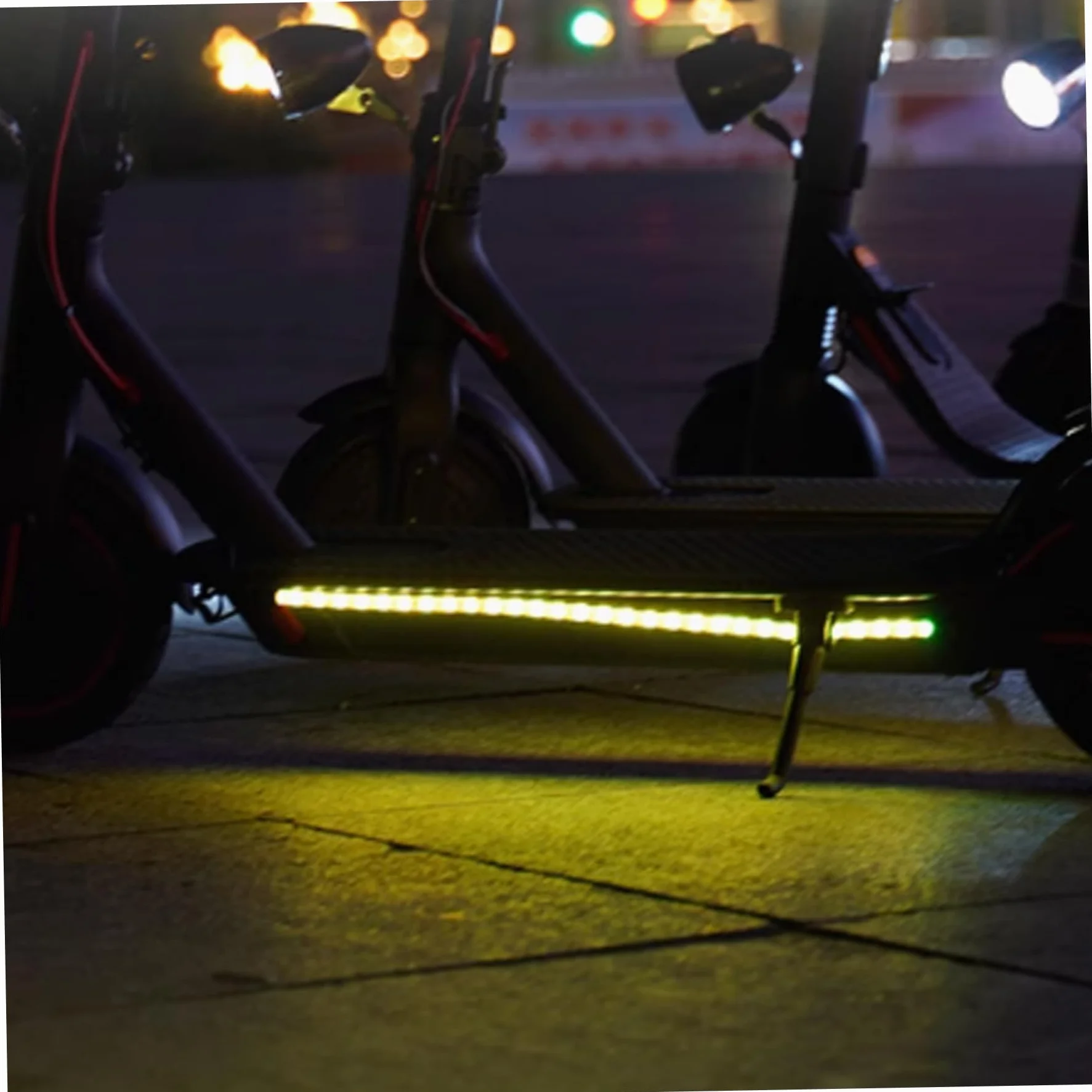 Luces de scooter eléctricas 50 cm 2 piezas impermeable decorativa para conducción nocturna