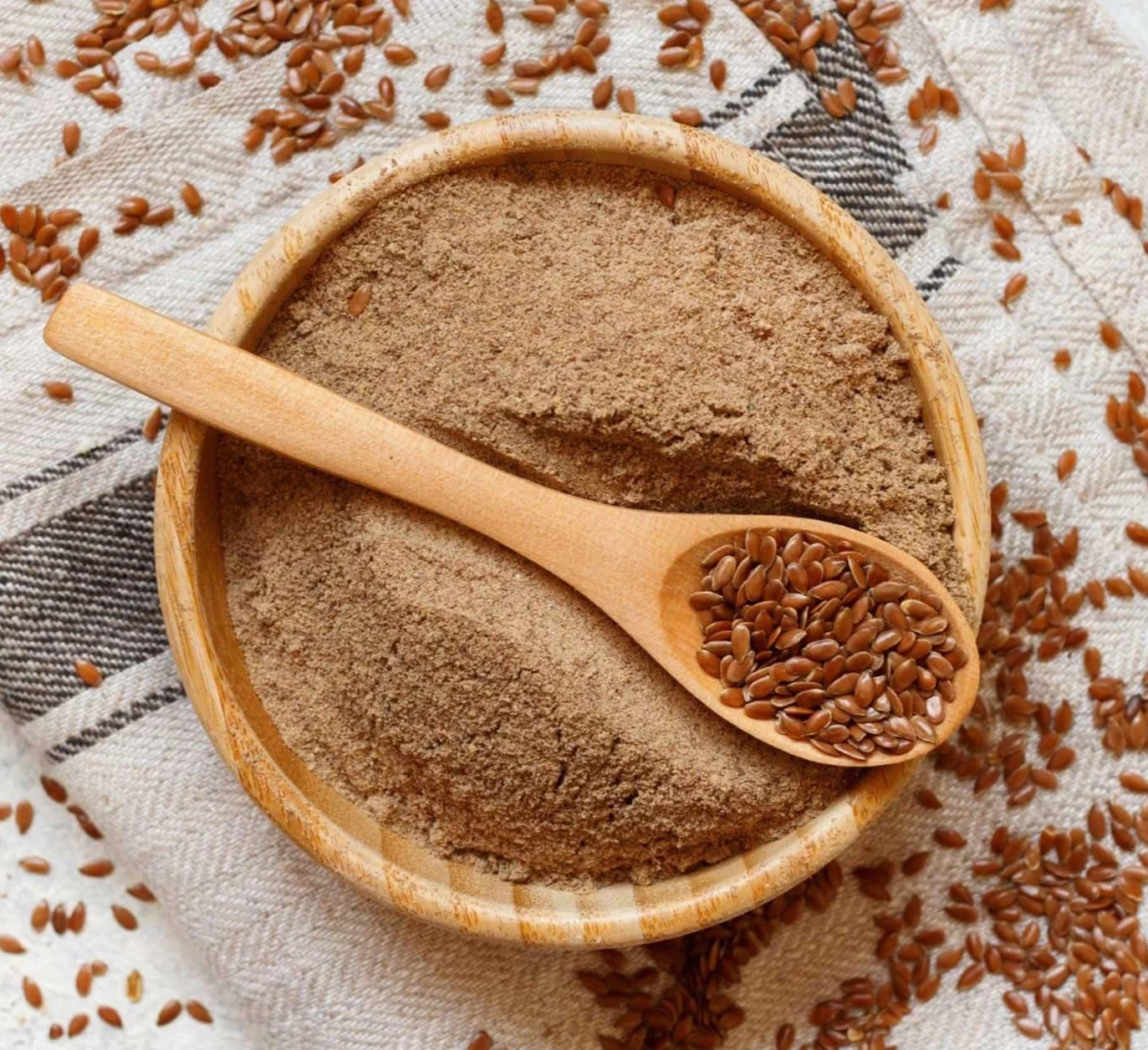 Raw Farm - Harina de Semillas de Lino - 1kg - 100% Pura, Sin Gluten, Rica en Proteínas, Baja en Carbohidratos, Sin Frutos Secos, Para Hornear, Cocinar y Smoothies