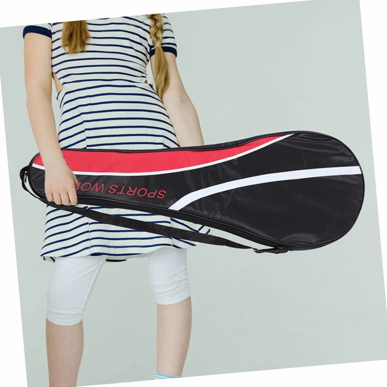 Bolsa Portátil Resistente Tela Oxford para 2 Raquetas de Bádminton