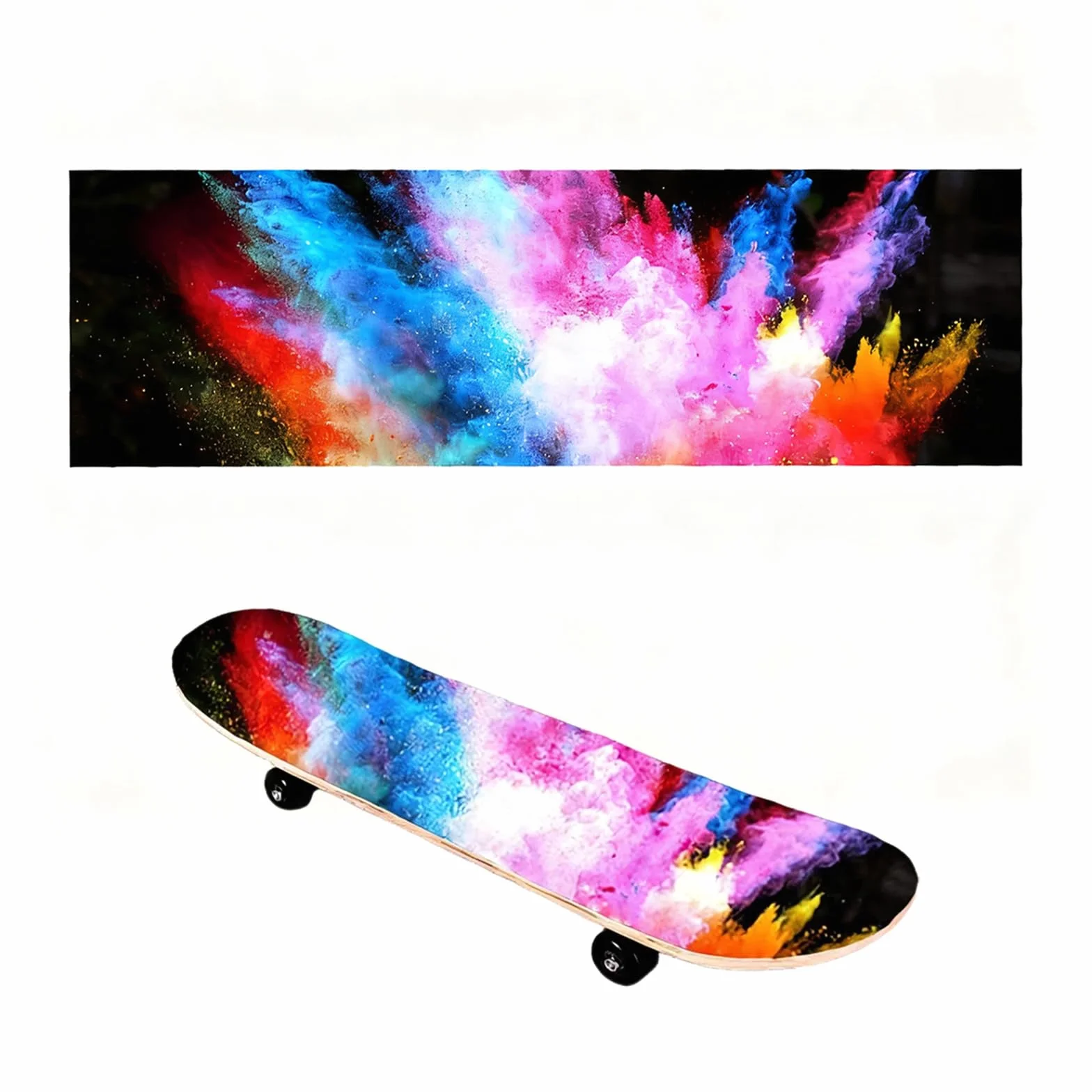 Griptape para Monopatín, Papel de Lija Antideslizante, Alta Resistencia, Accesorios para Longboards