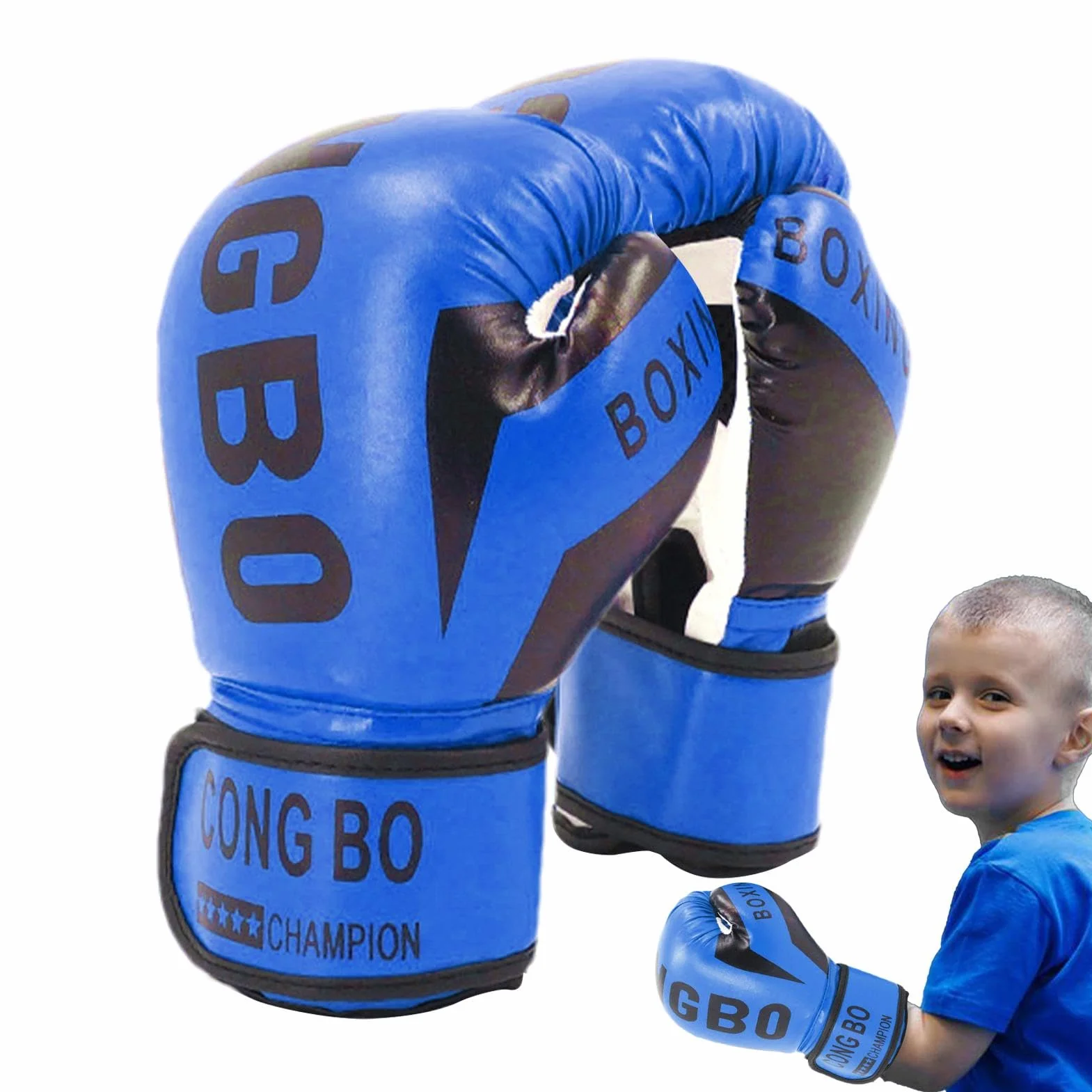 Guantes de boxeo para niños 3-16 años ajustables MMA Muay Thai kickboxing