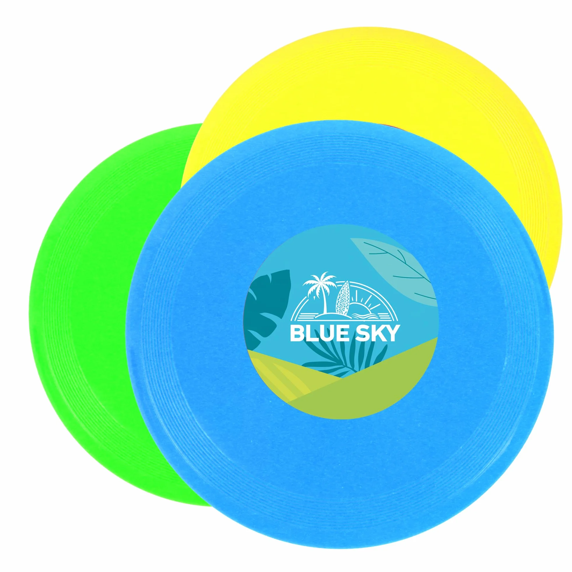 BLUE SKY Disco Volador Frisbee Juego al Aire Libre Plástico Juguete Niños Adultos