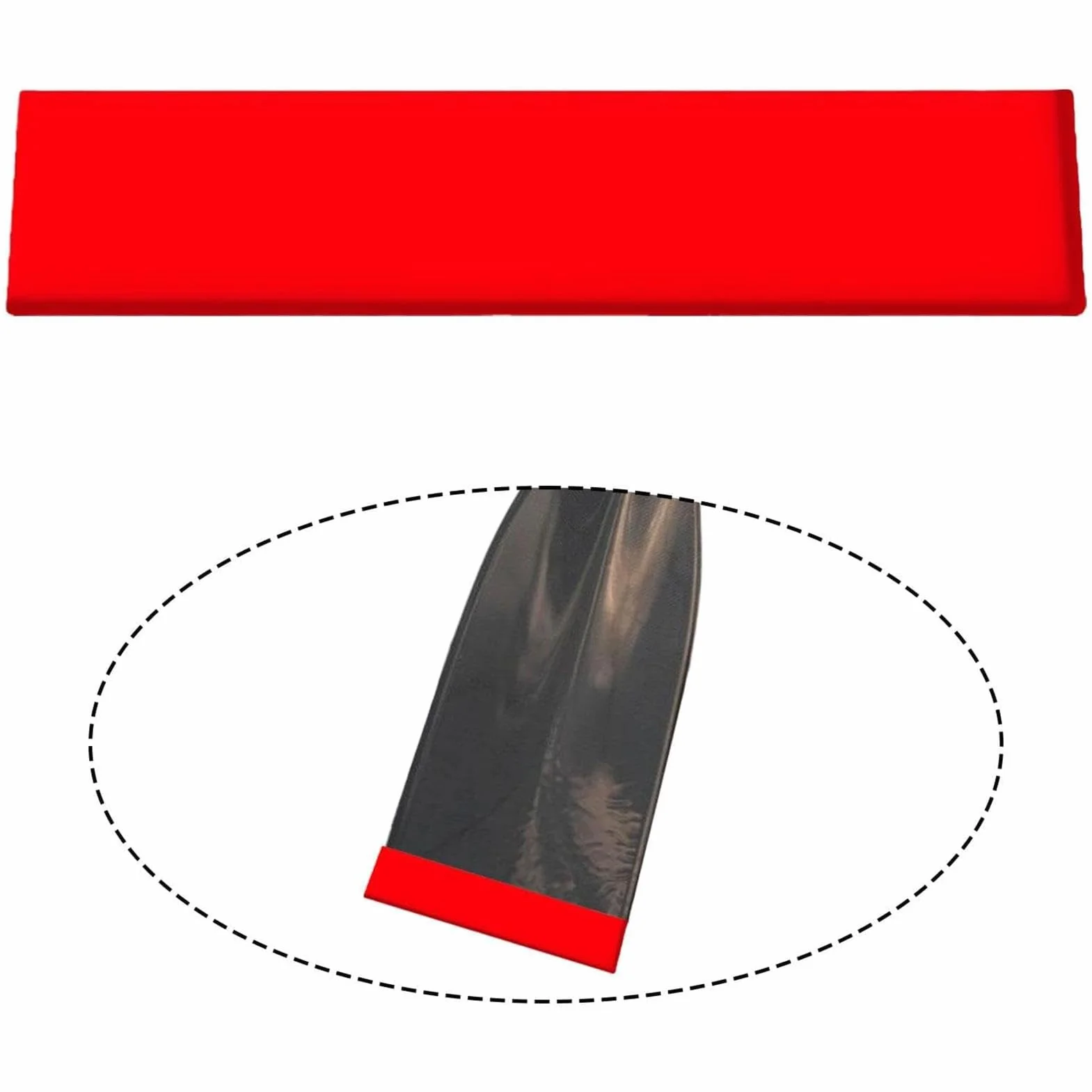 Protector de punta de remo de silicona antideslizante ligero para kayak