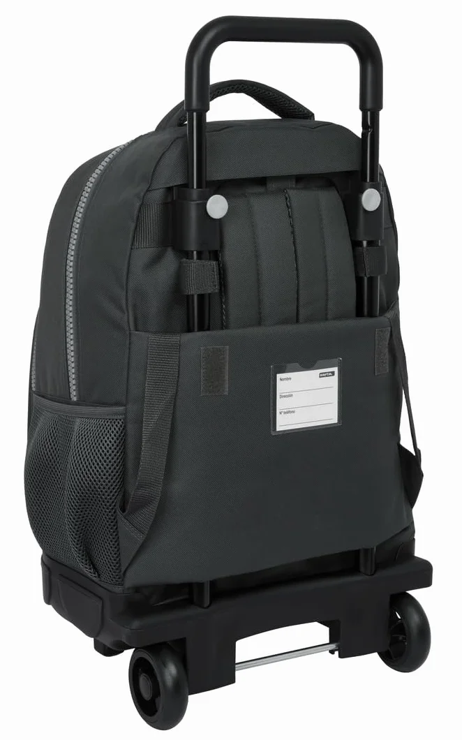 SAFTA Real Madrid 3ª Equipación 24/25 Mochila Grande con Ruedas 33x22x45 cm