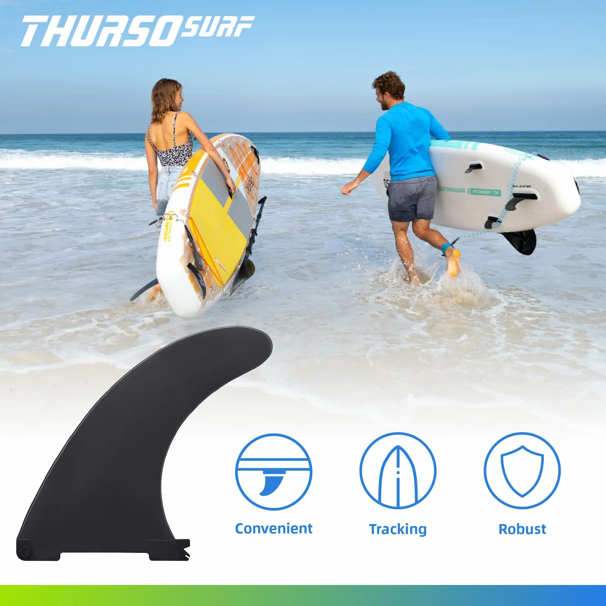THURSO SURF Aletas de Bloqueo rápido: Centrales y Laterales
