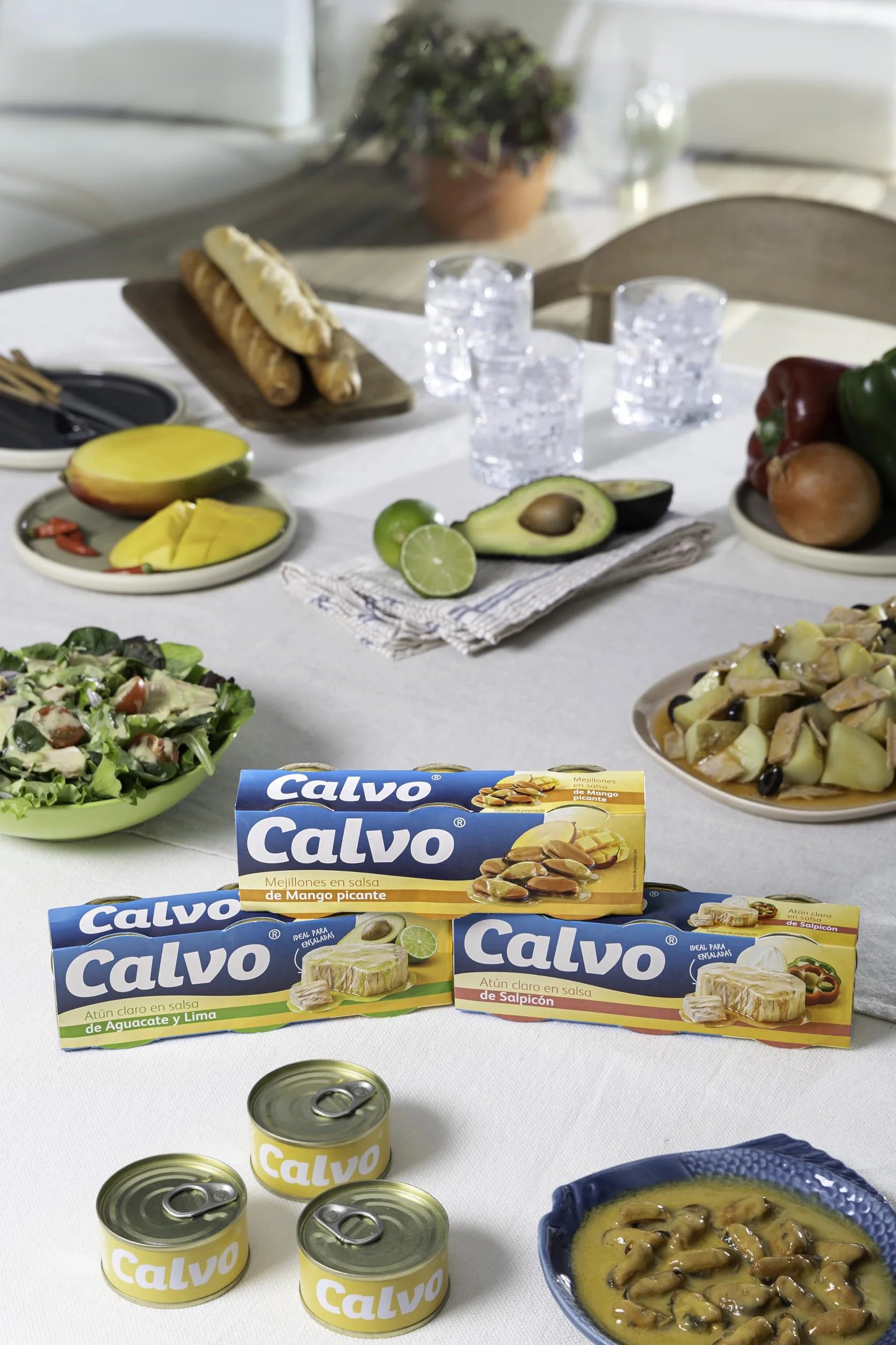 Calvo Mejillones en salsa de Mango picante Pack3 x 80g