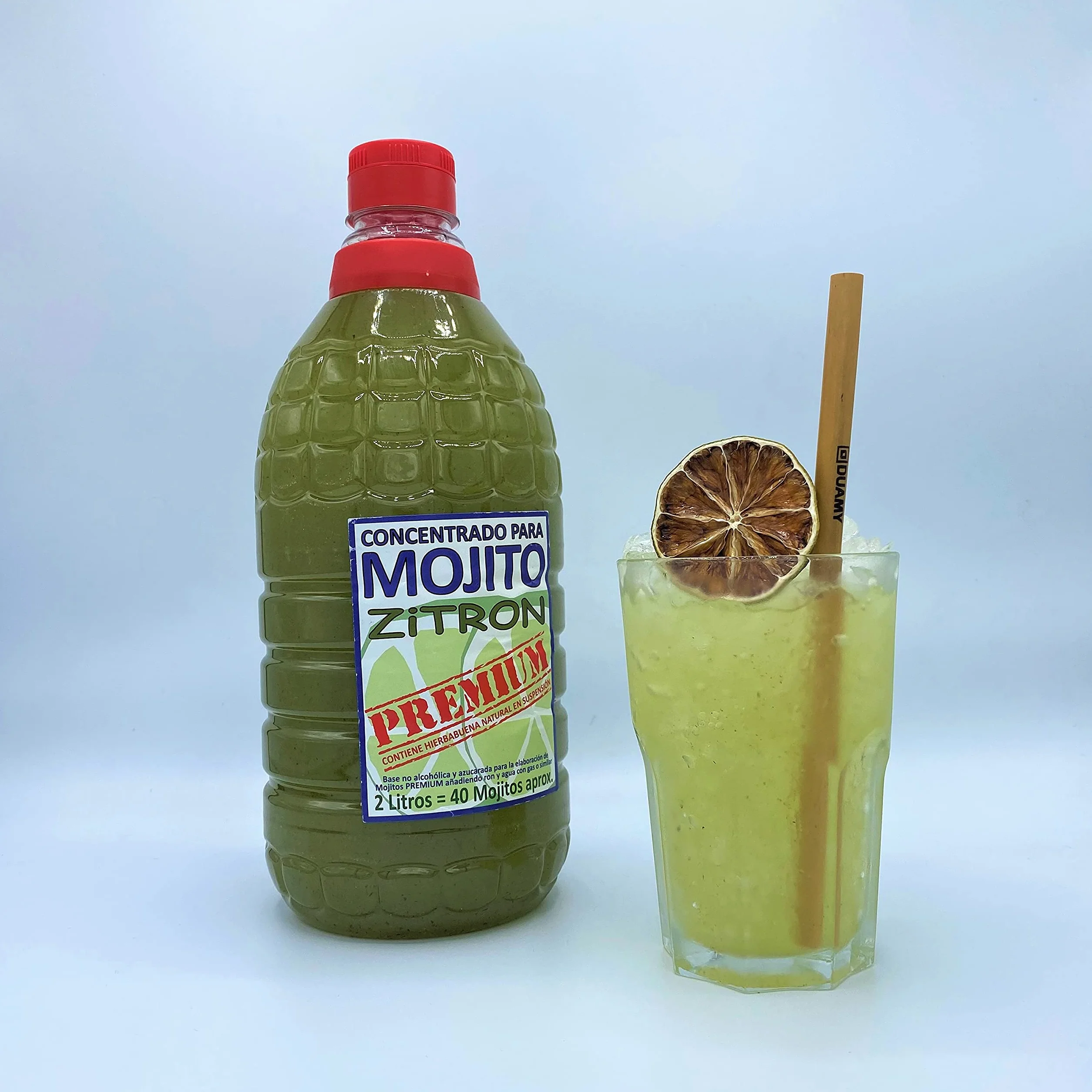 2 LITROS Concetrado de Mojito premium | Preparado para mojito | Mojito preparado - ZITROMAC Soluciones Cítricas