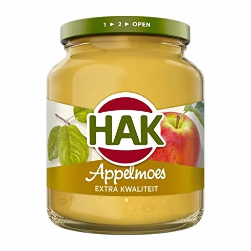 Compota de manzana Hak Appelmoes Extra Kwaliteit - 355 g