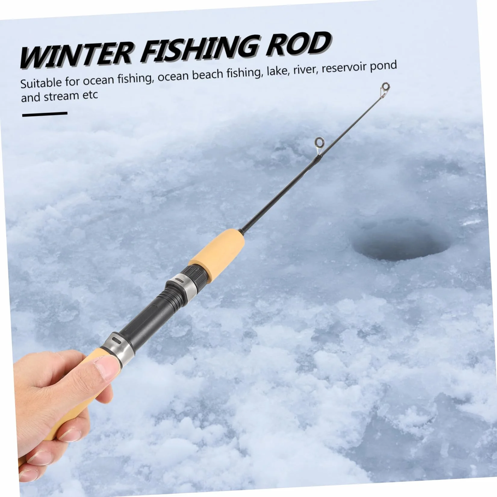 ifundom Mini Caña De Pescar En Hielo Traje para Niños Kits De Invierno