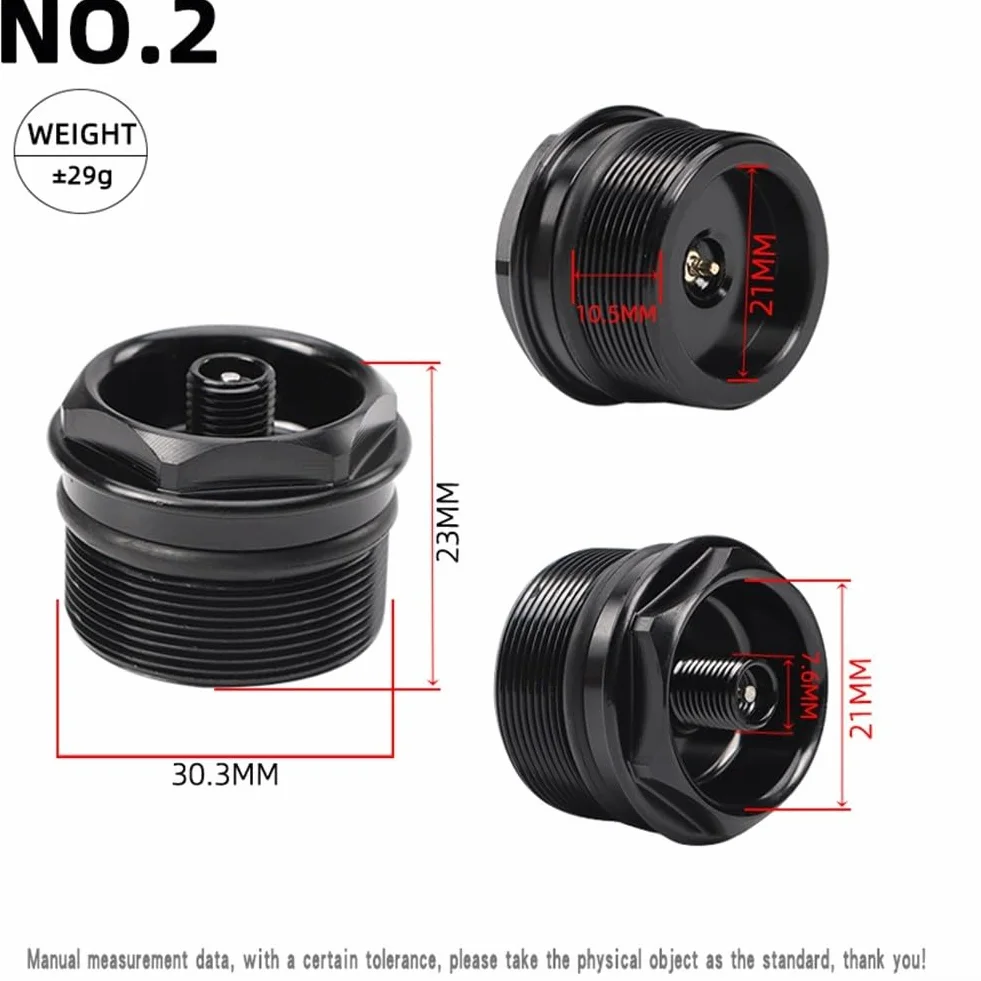Bicicleta tuerca válvula horquilla aire 28.3x1.0mm AV reemplazable anillo sellado