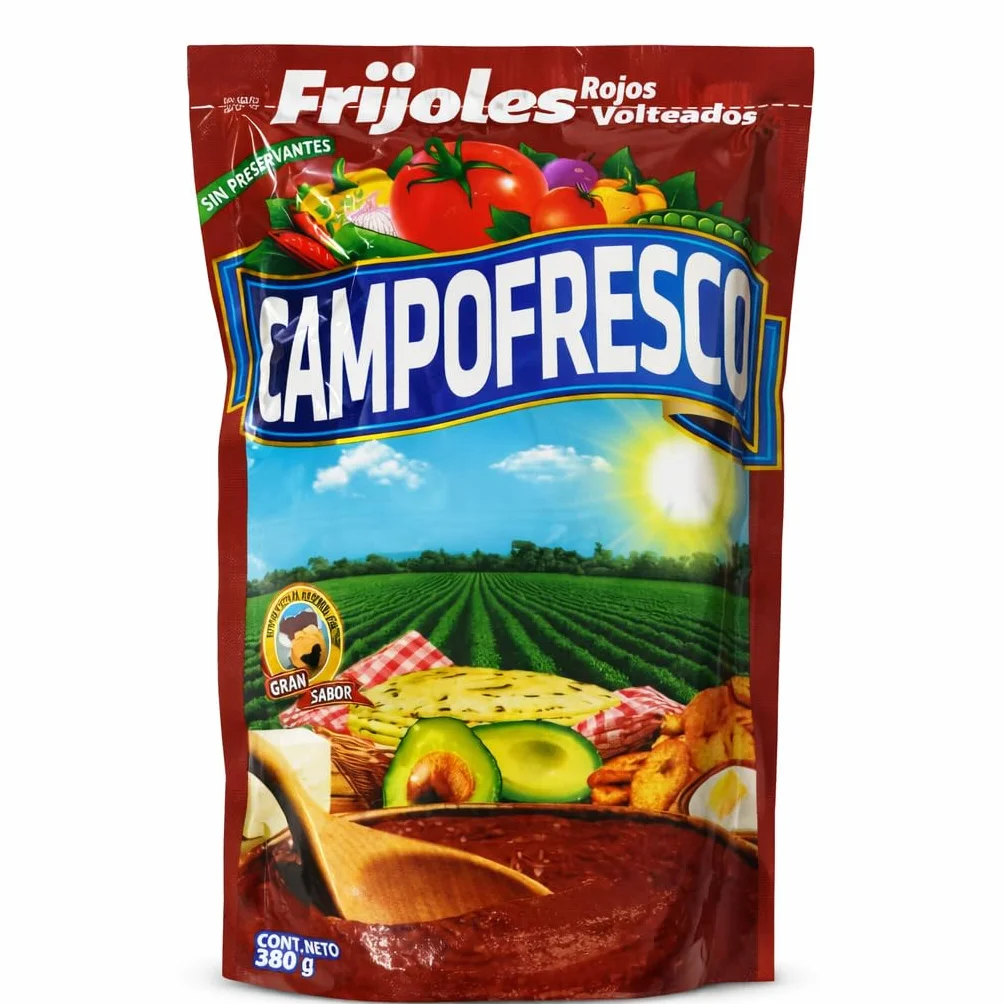 FRIJOLES - CAMPOFRESCO - FRIJOLES ROJOS VOLTEADOS CAMPOFRESCO - 380gr