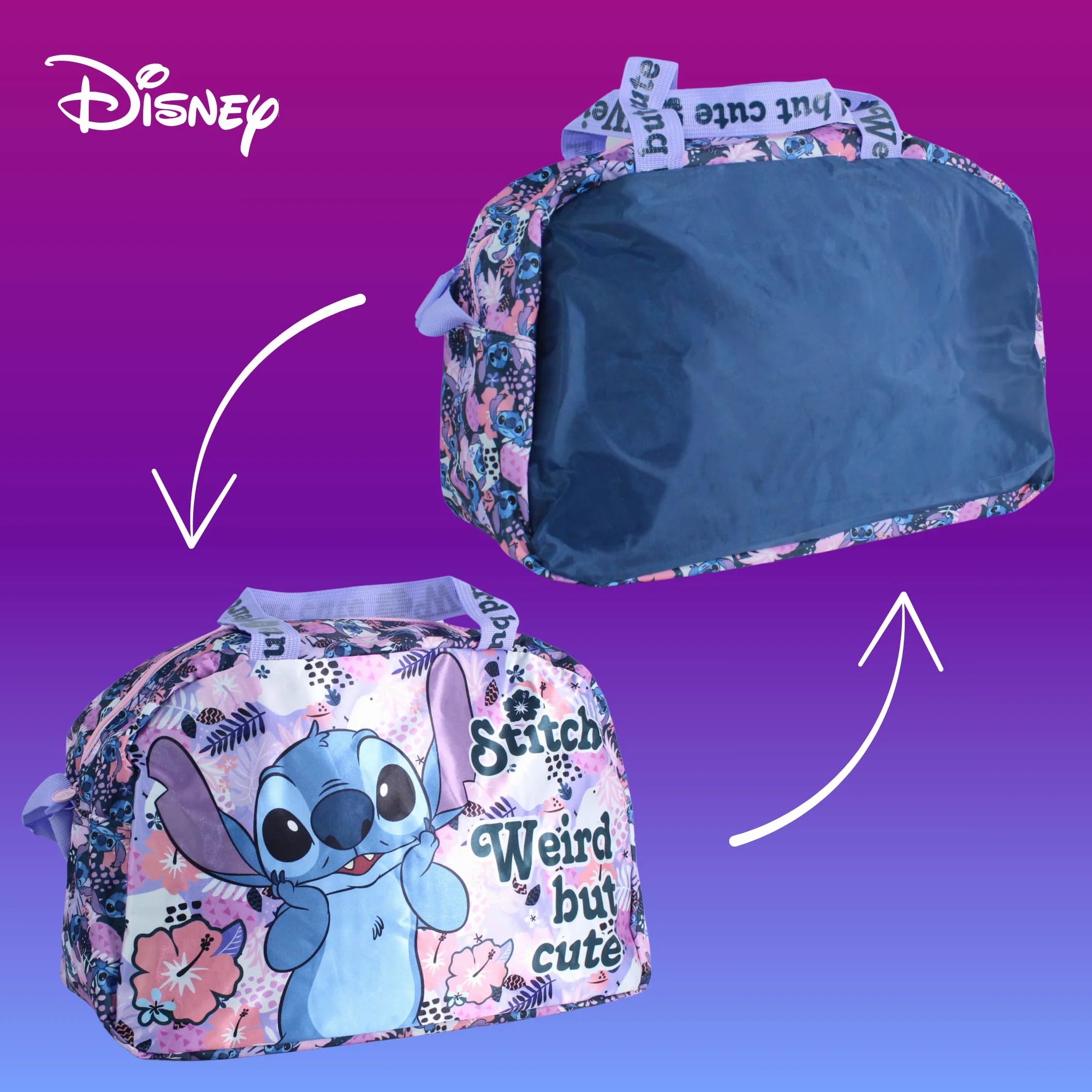 Disney Stitch Bolsa Deporte Niñas Bolso Gimnasio Infantil Equipaje Accesorios Regalo