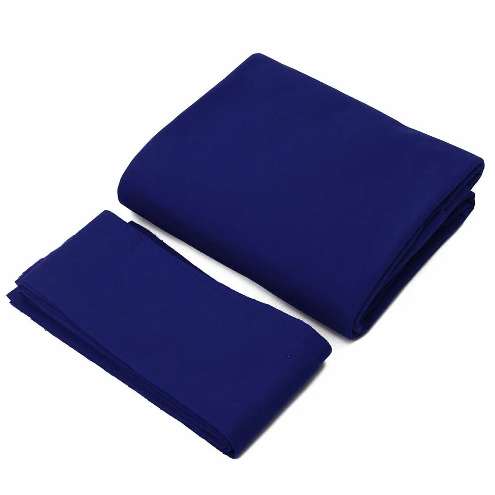 Paño de Mesa de Billar Lana peinada Nailon 7/8/9 pies Tapete 6 Piezas Profesional