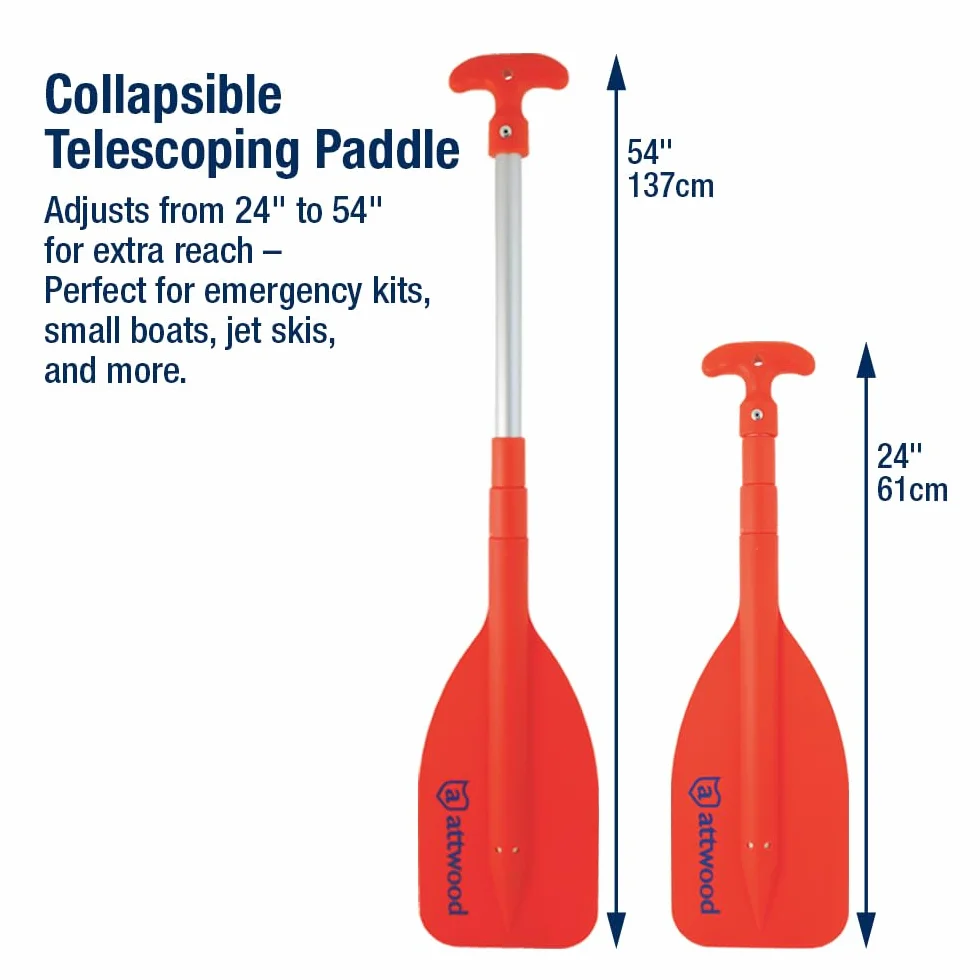 Attwood Remo telescópico de Emergencia Naranja