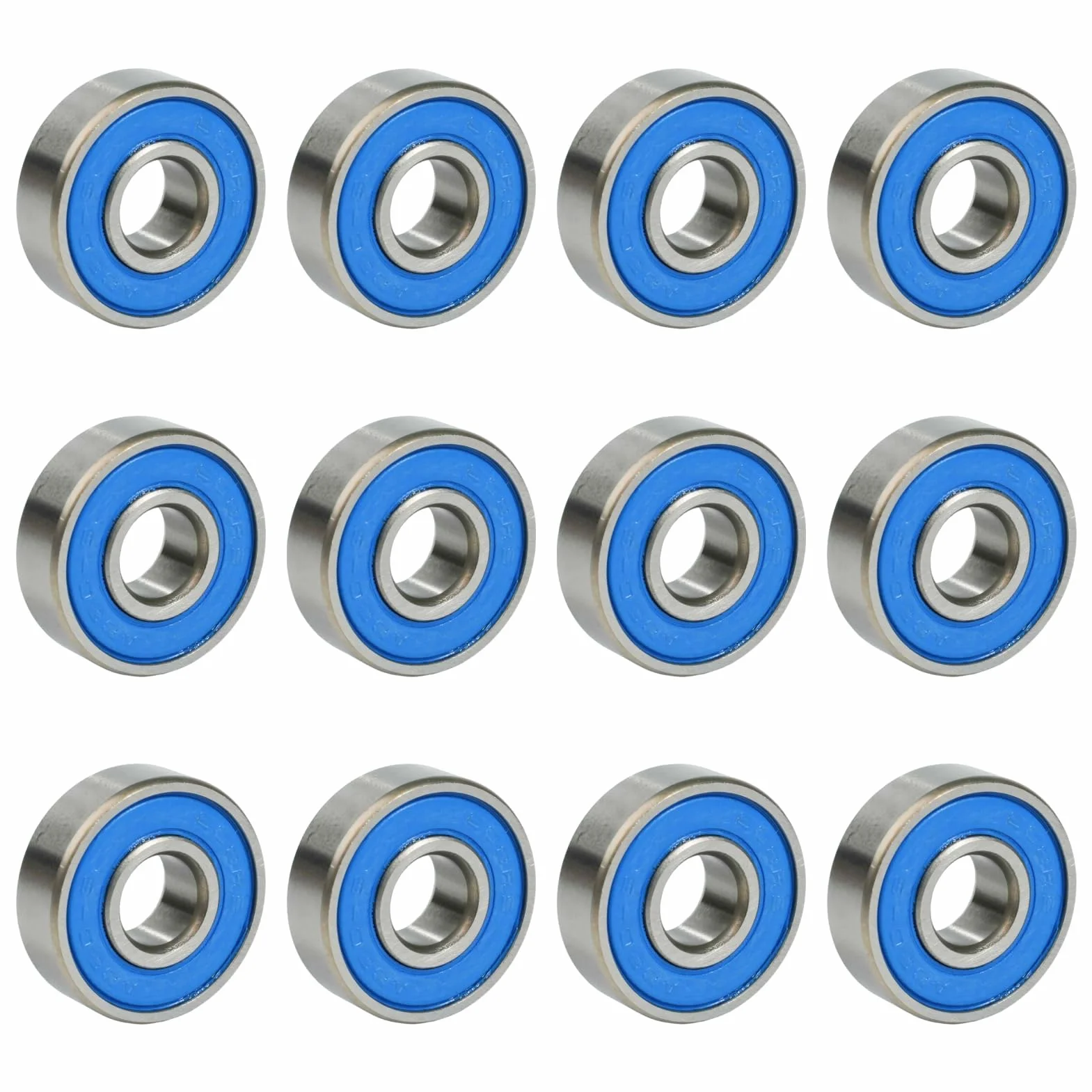 Rodamientos ABEC 9 8x22x7 mm Acero Inoxidable para Skateboards