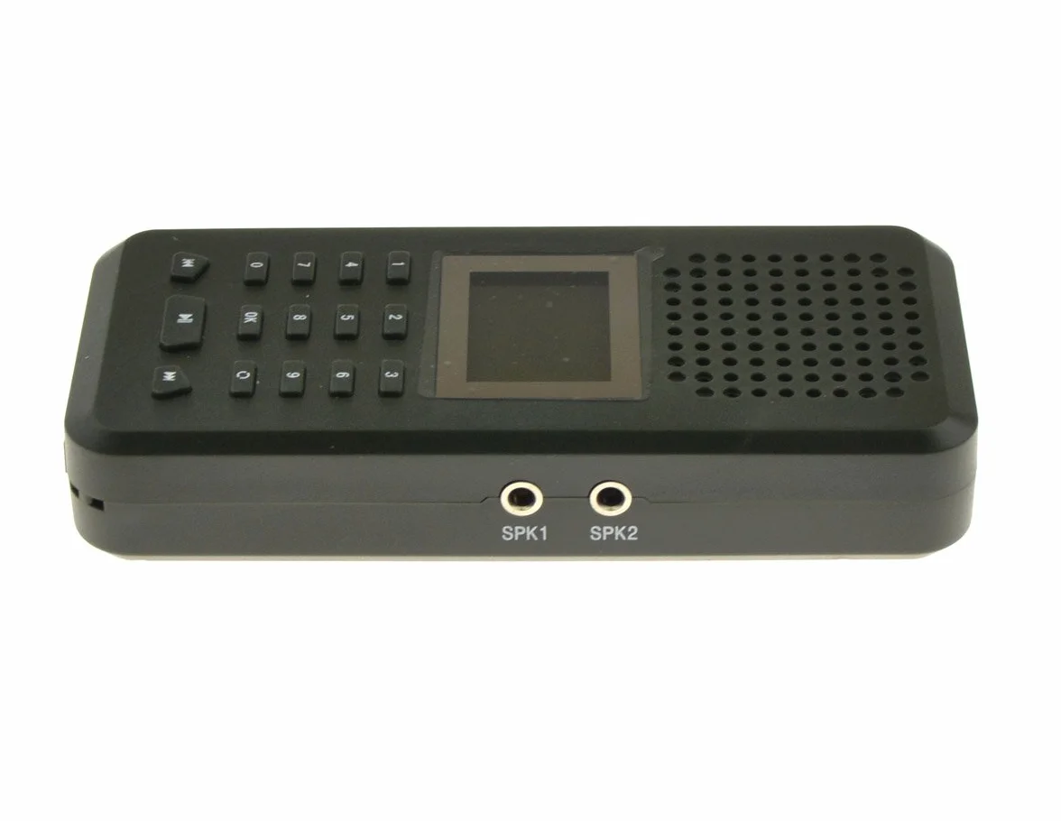 Llamador de aves de caza 20W reproductor MP3 altavoz 126dB pantalla LCD recargable