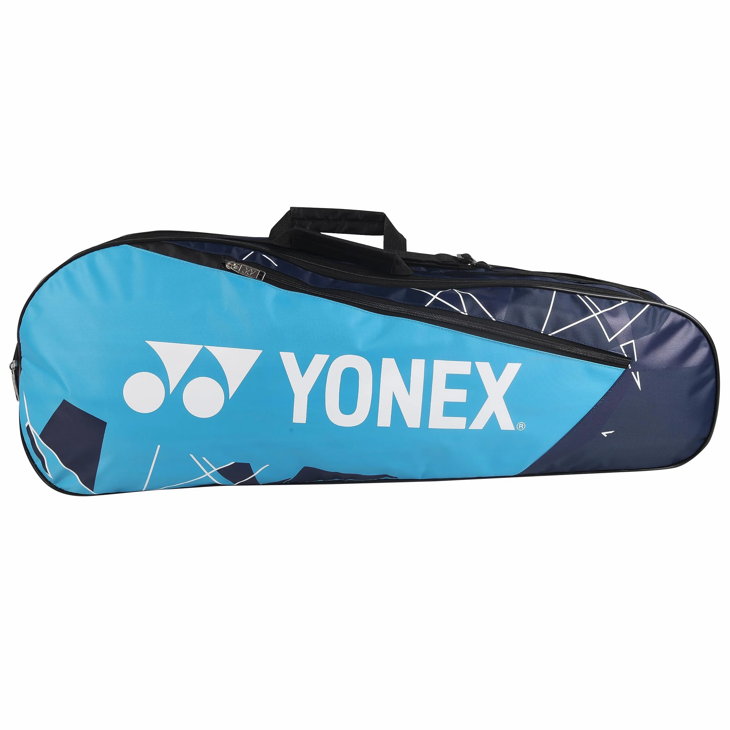 YONEX Bolsa de bádminton BT5 2 Compartimentos Cremallera 3 Raquetas