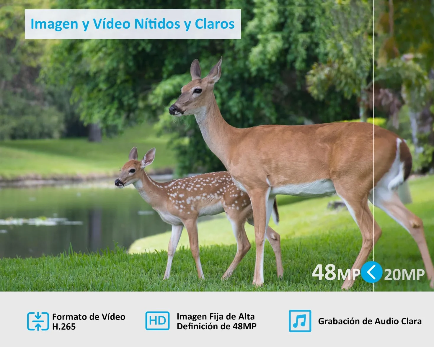 GardePro X50 Cámara de Caza 4G LTE 32MP 1296P H.265 Visión Nocturna 30m LED IR No-Glow
