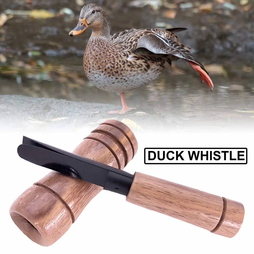Silbato de Llamada de Pato de Madera para Caza al Aire Libre