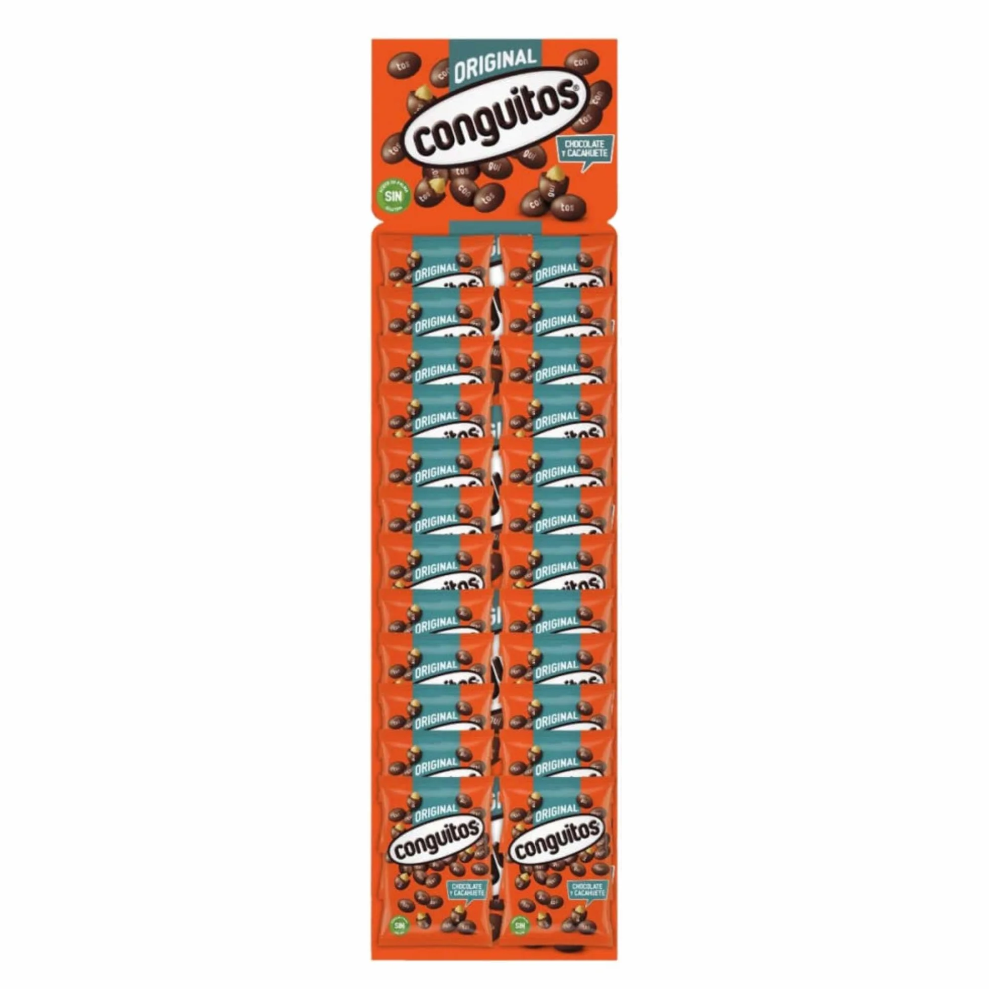 Cacahuete Recubierto de Chocolate Conguitos - 18g - 24 Und