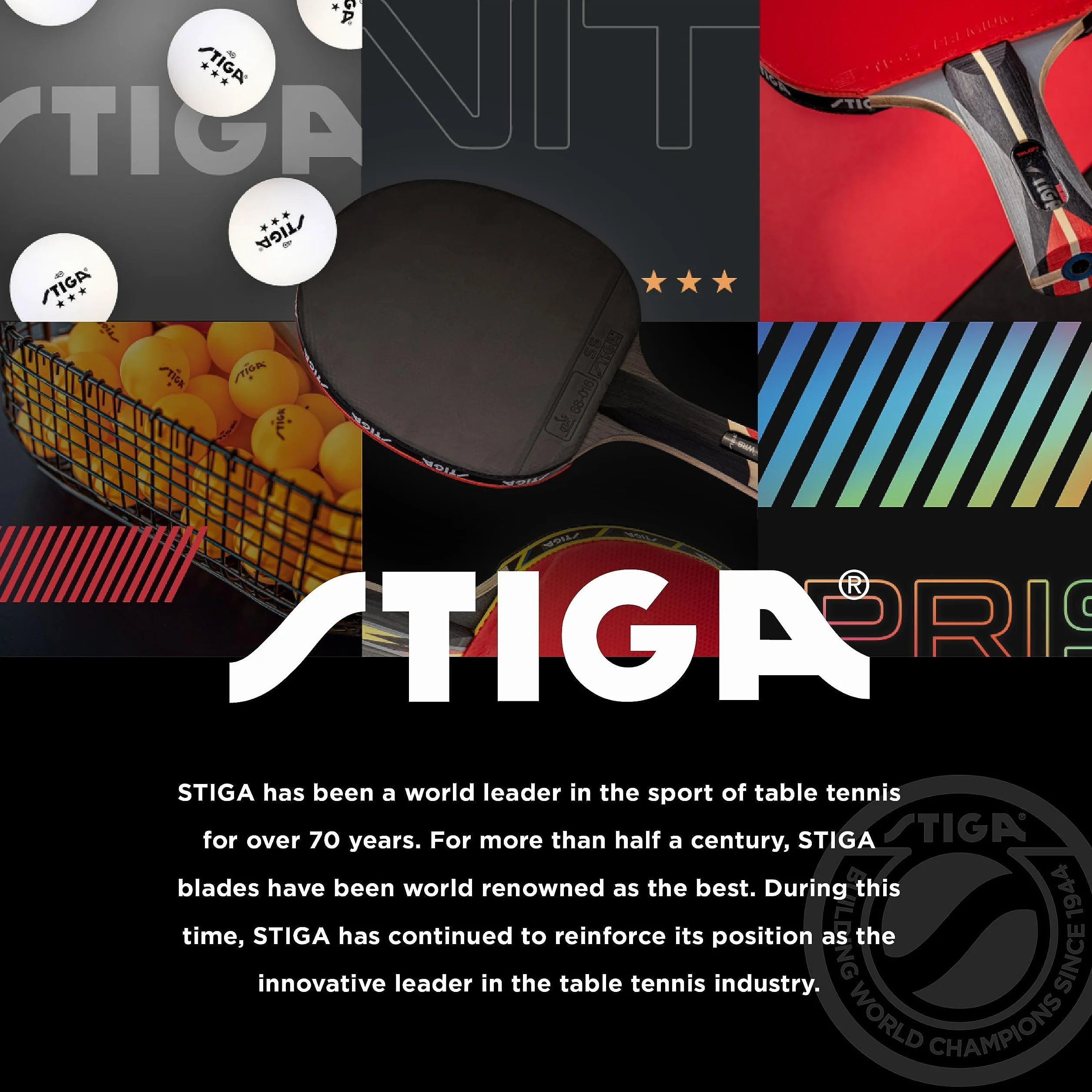 Stiga Pro Carbono raqueta de tenis de mesa