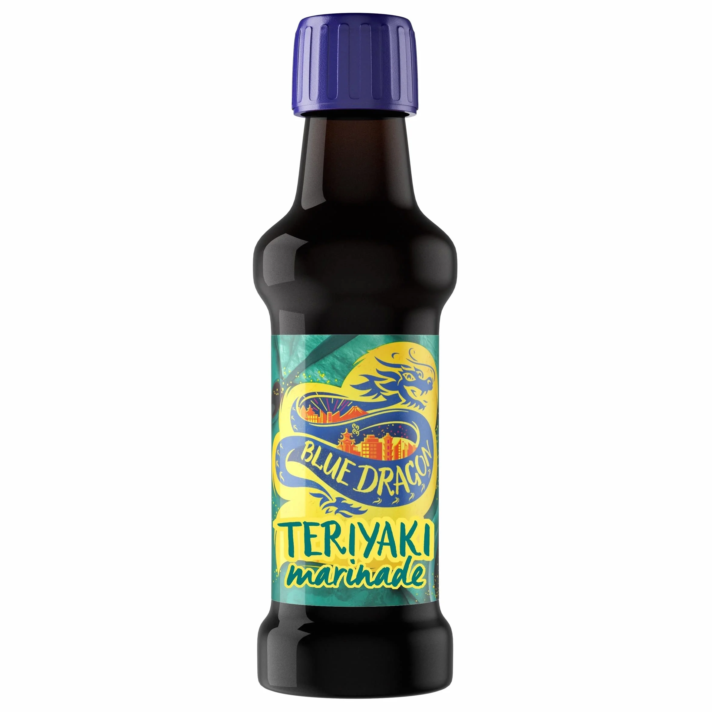 Blue Dragon - Japón Salsa Teriyaki 150 ml PET – Mezcla de Salsa Soja Japonesa y Mirin para Asados, Fritos y Barbacoa