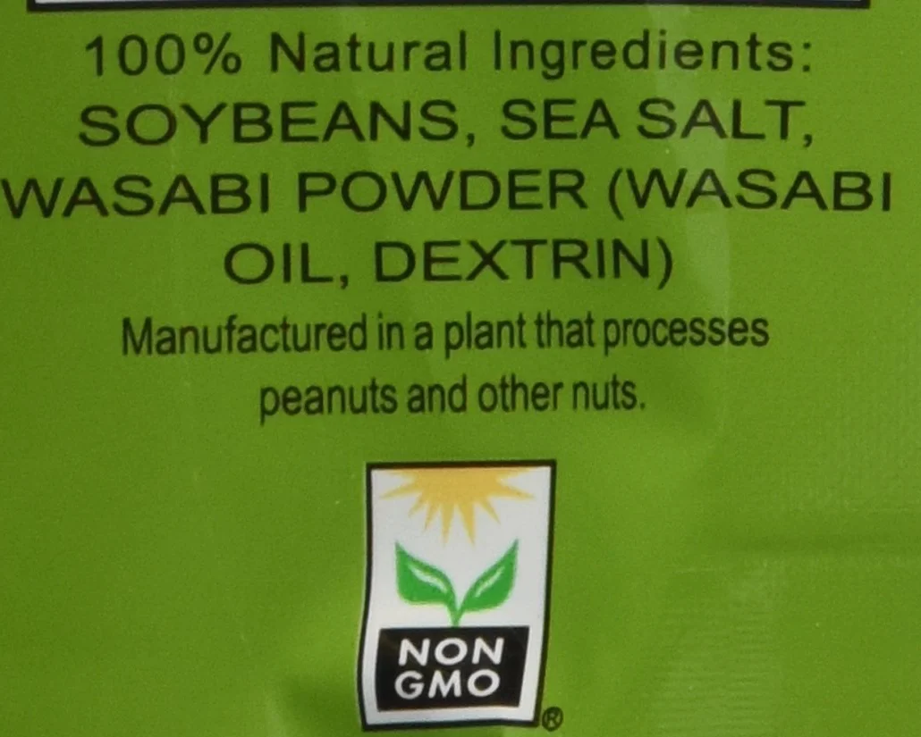 Seapoint Farms Dry Roasted Edamame, Wasabi, 3.5-Ounce Pouches (Pack of 3)