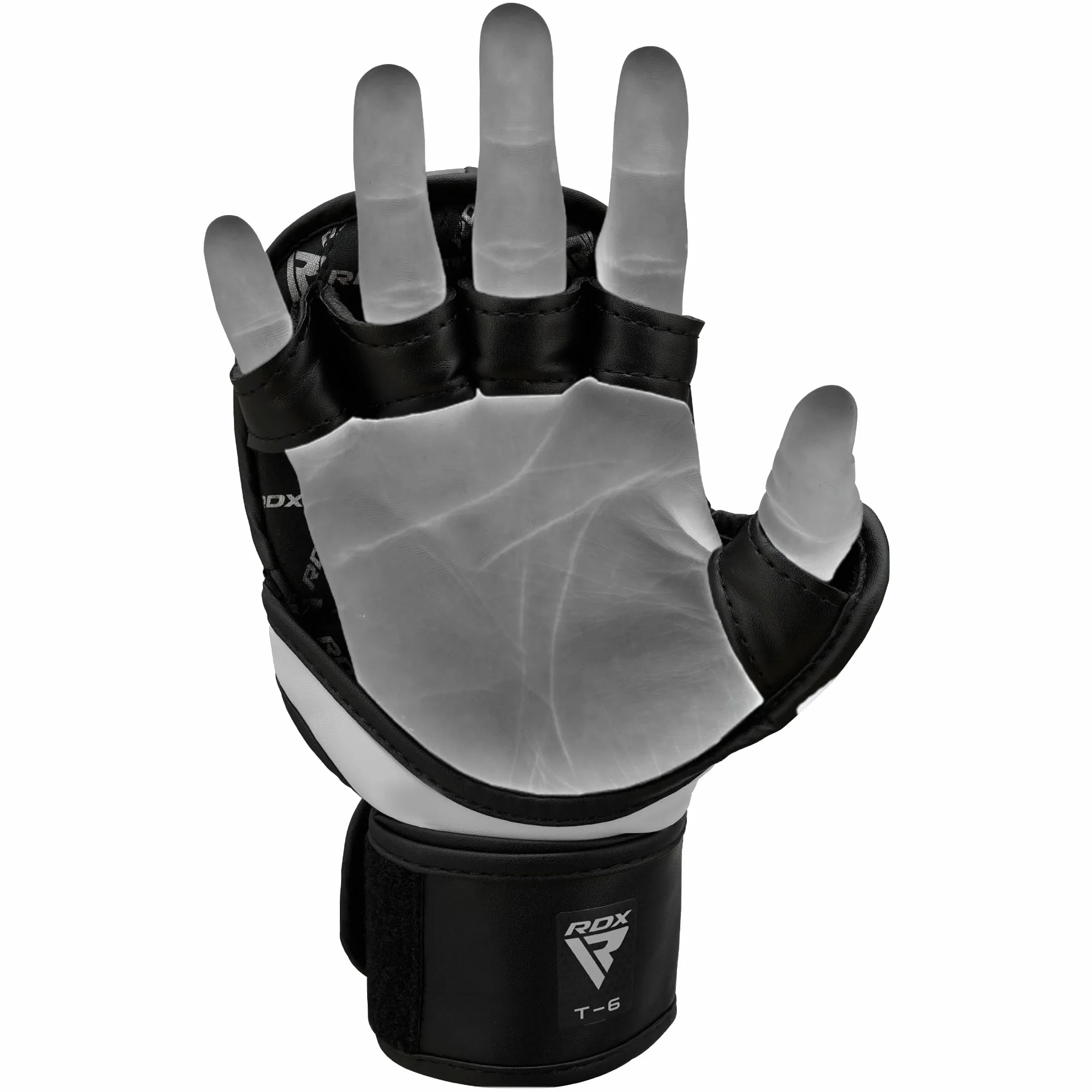 RDX Guantes de combate para artes marciales, muay thai, MMA, kickboxing, palma abierta ventilada