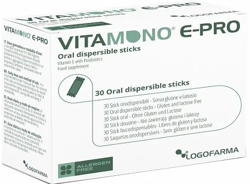 Vitamono E Pro 30 Bustine Idrosolubili