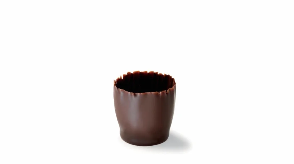 Callebaut Tazas de chocolate negro premium 90 unidades 23 mm × 26 mm 430 g