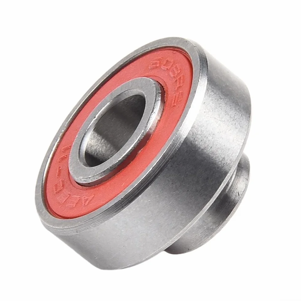 DAZZLEEX 608 2RS ABEC11 Rodamiento de acero, silencioso, placa larga, 8 piezas