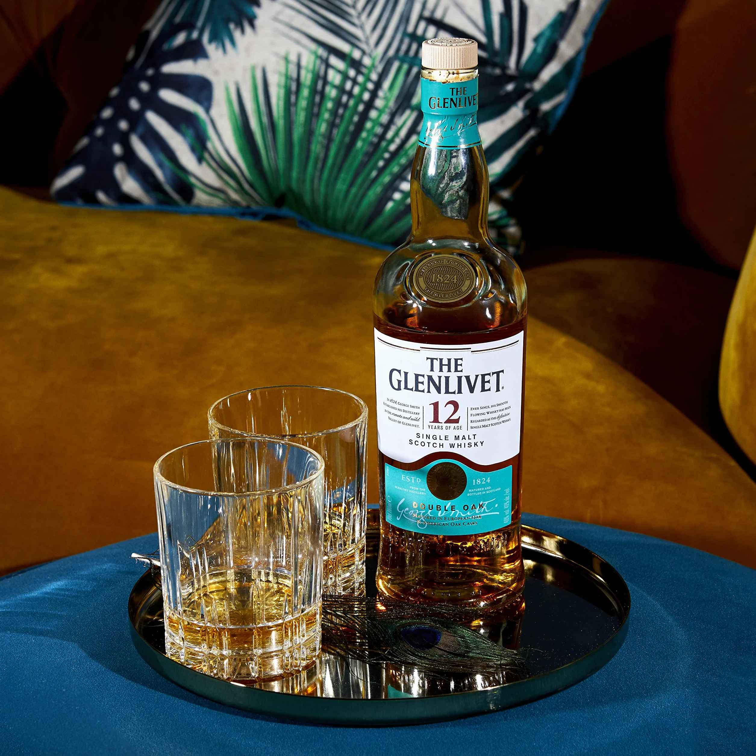 The Glenlivet 12 años Whisky Escocés de Malta Premium, 700 ml