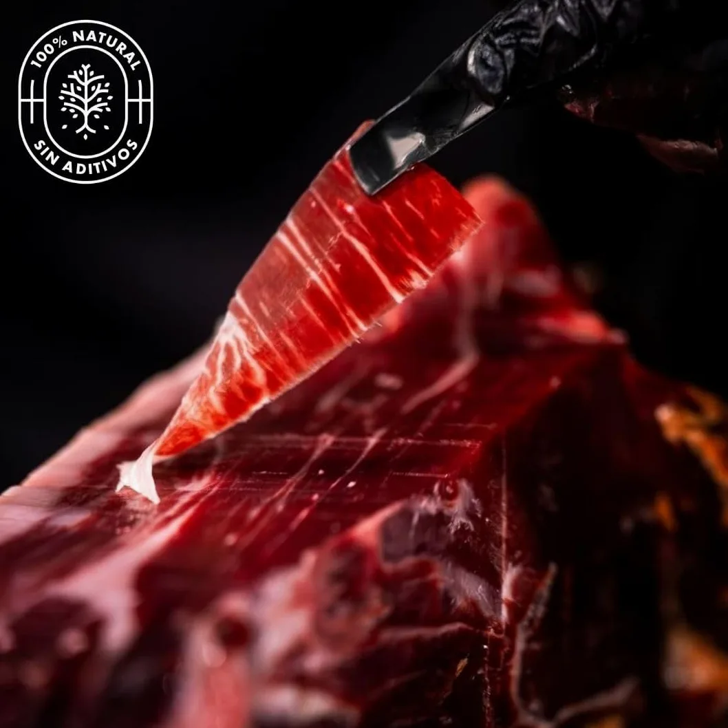 MONTARAZ® Caja Regalo Gourmet | 6 Loncheados Surtidos 100% Ibéricos de Bellota | Jamon Iberico, Lomo Iberico y Salchichon y Chorizo Ibéricos envasados al vacío (600gr) | 100% Natural | Lote Ibericos