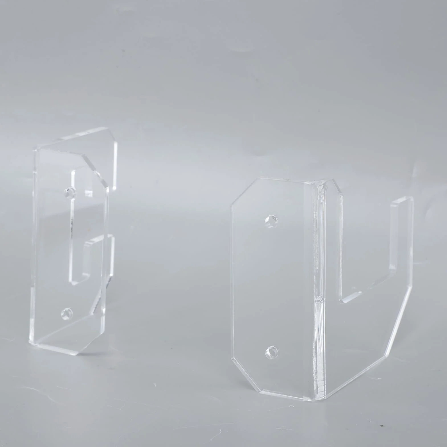 Tissting 2 Soportes para Espadas de Acrílico Horizontal para Montaje en Pared Samurái Tanto Rapier