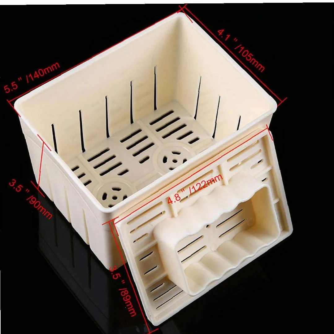 Práctico de Bricolaje de plástico de Soja cuajada del Queso de Soja de Prensa del Fabricante del Molde Caja de Herramientas de Cocina casera