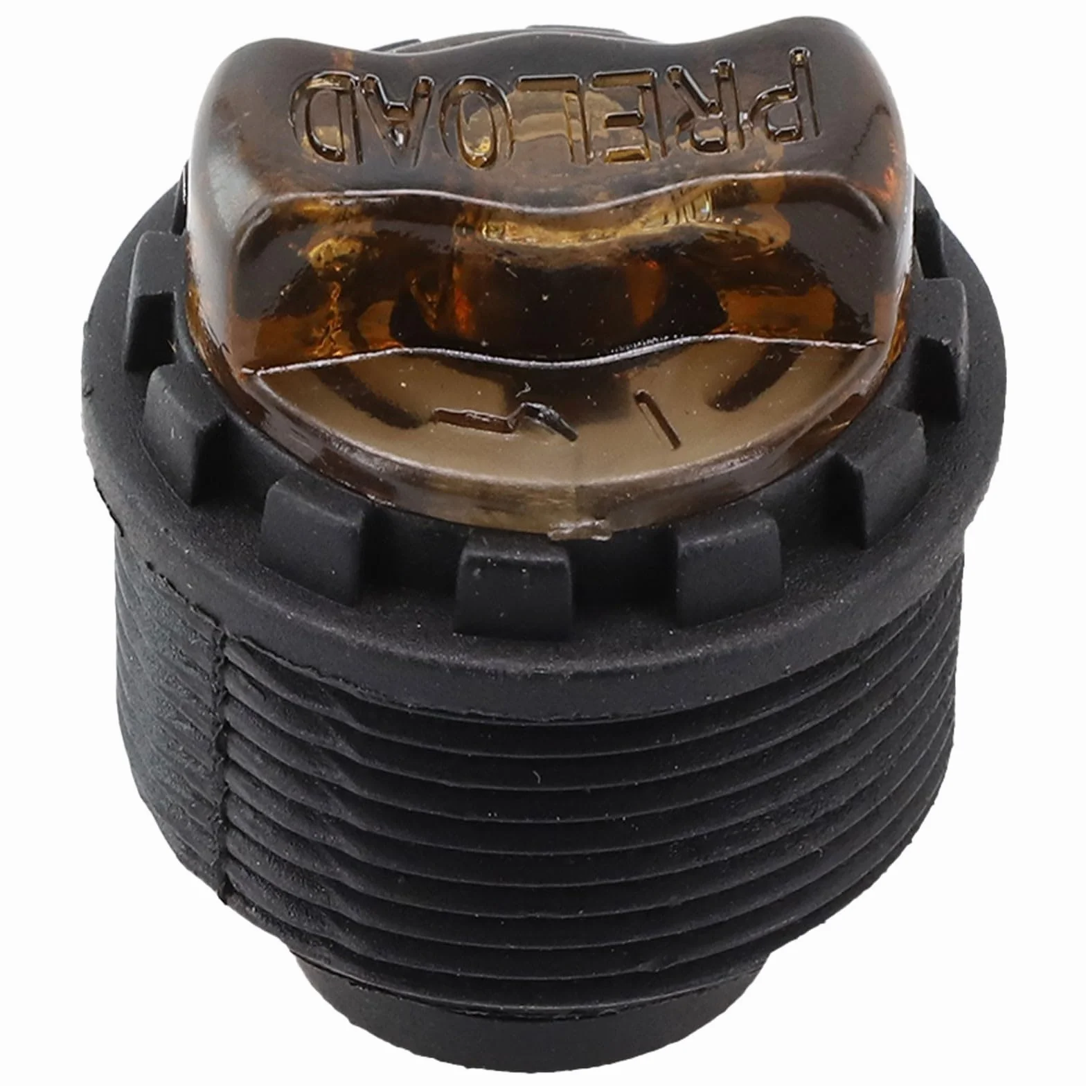 Tapa de bloqueo de reparación de horquilla delantera de bicicleta, perilla de ajuste de precarga (29,6 mm)