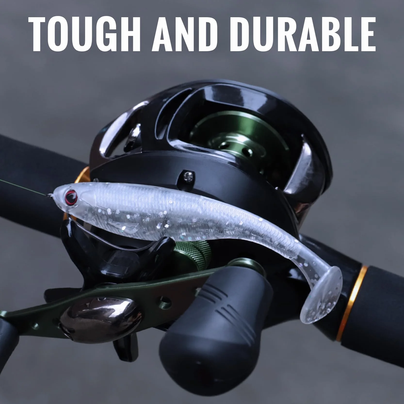 TRUSCEND Señuelos De Pesca para Trucha Bass, Paddle Tail Swimbaits, Plástico Blando Agua Dulce Salada