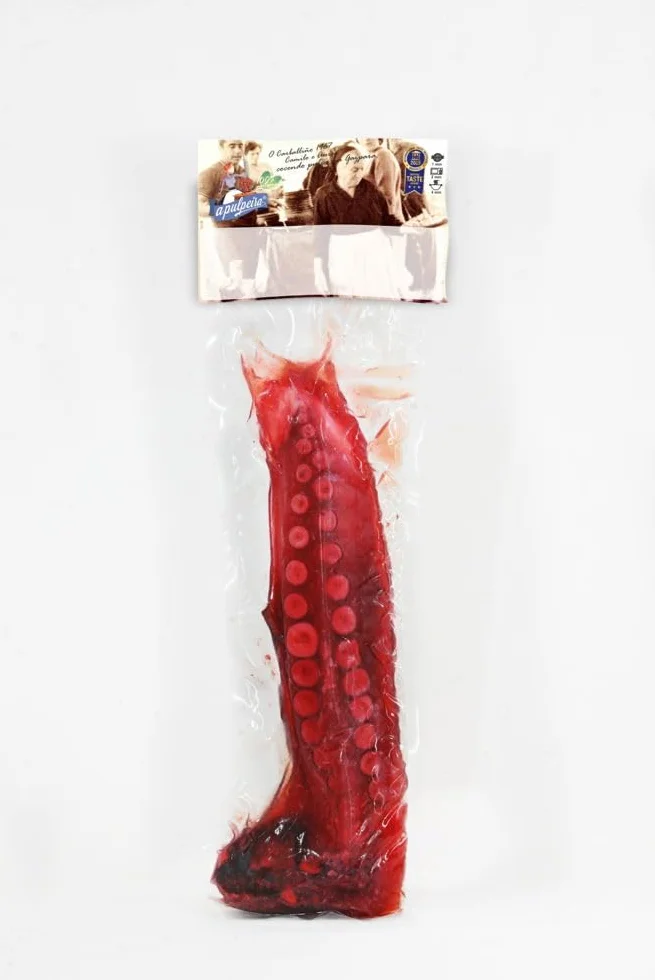 Patas de pulpo cocido en su jugo 150/200 gramos [PACK 3 PATAS MINIMO 450G] calentar y listo