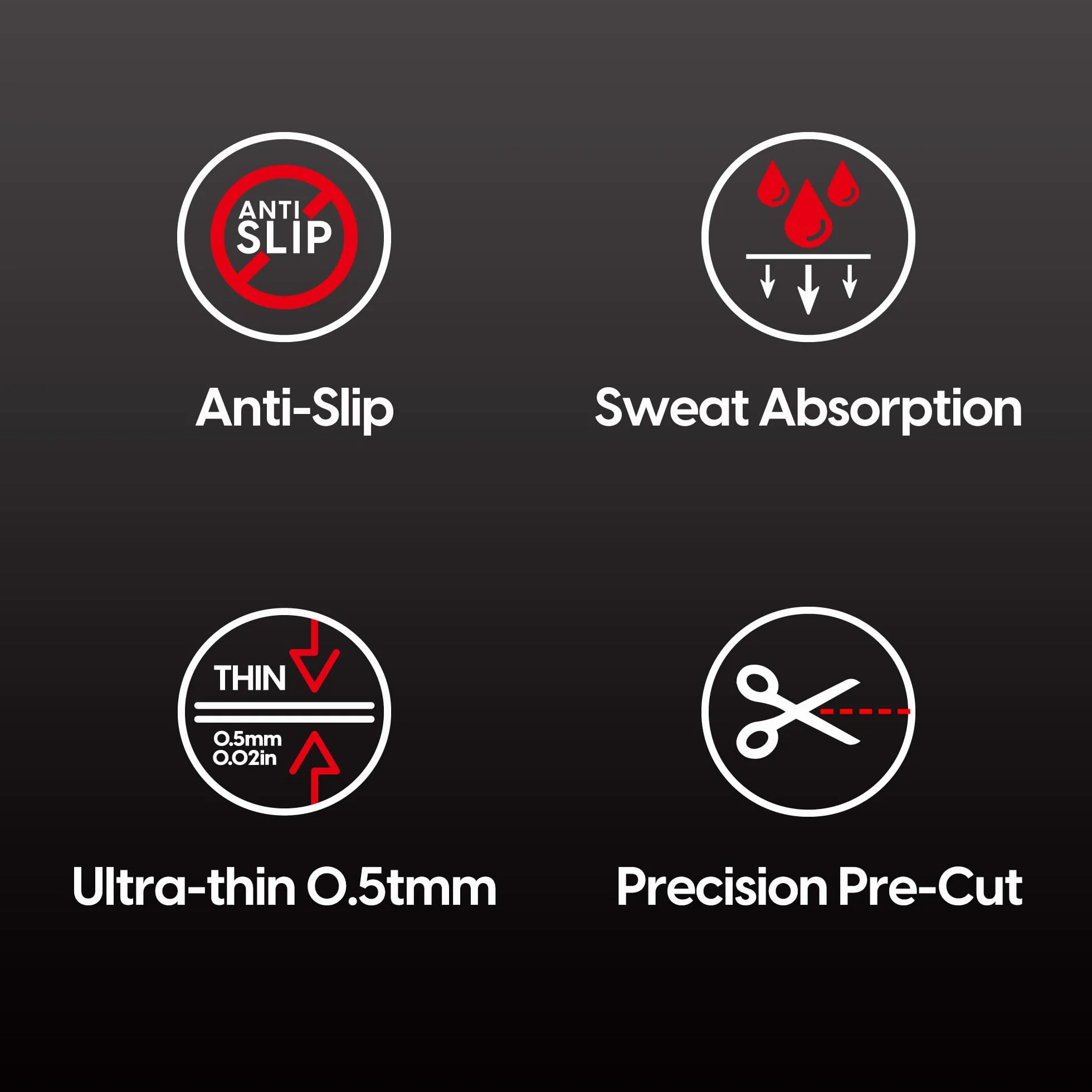 Pulsar Gaming Gears Supergrip Cinta de Agarre Xlite V3 0,5 mm