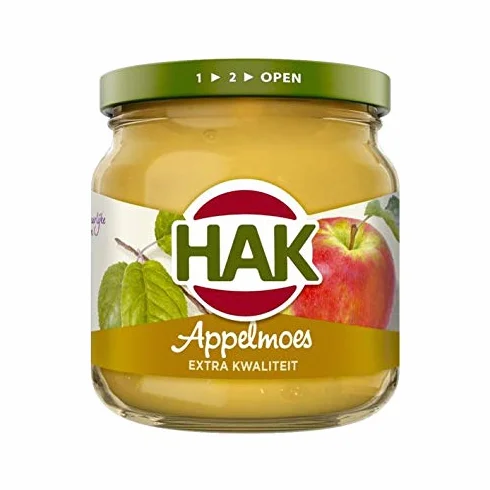 Compota de manzana Hak Appelmoes Extra Kwaliteit - 197g
