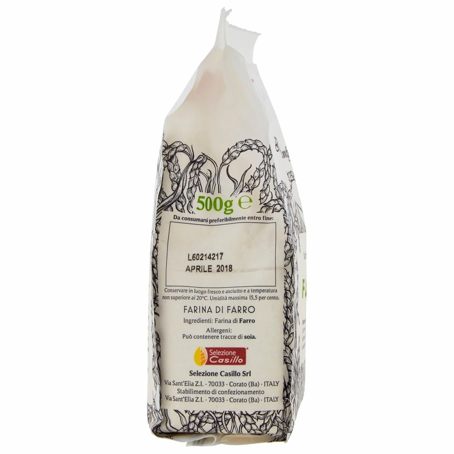 Selezione Casillo Farina di Farro di Alta Qualità - 500 gr - [confezione da 10]