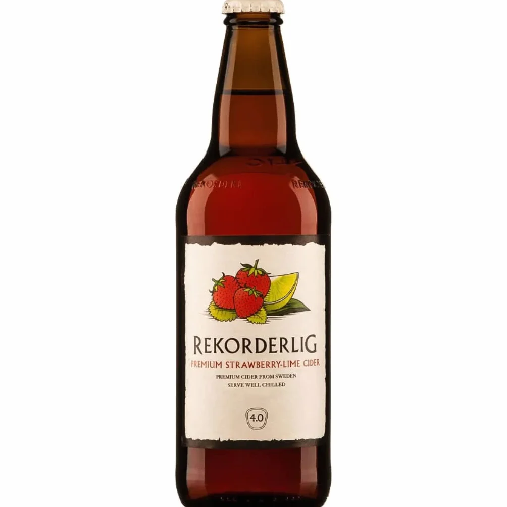 Sidra Sueca Rekorderlig Fresa y Lima 50Cl x 6 uds