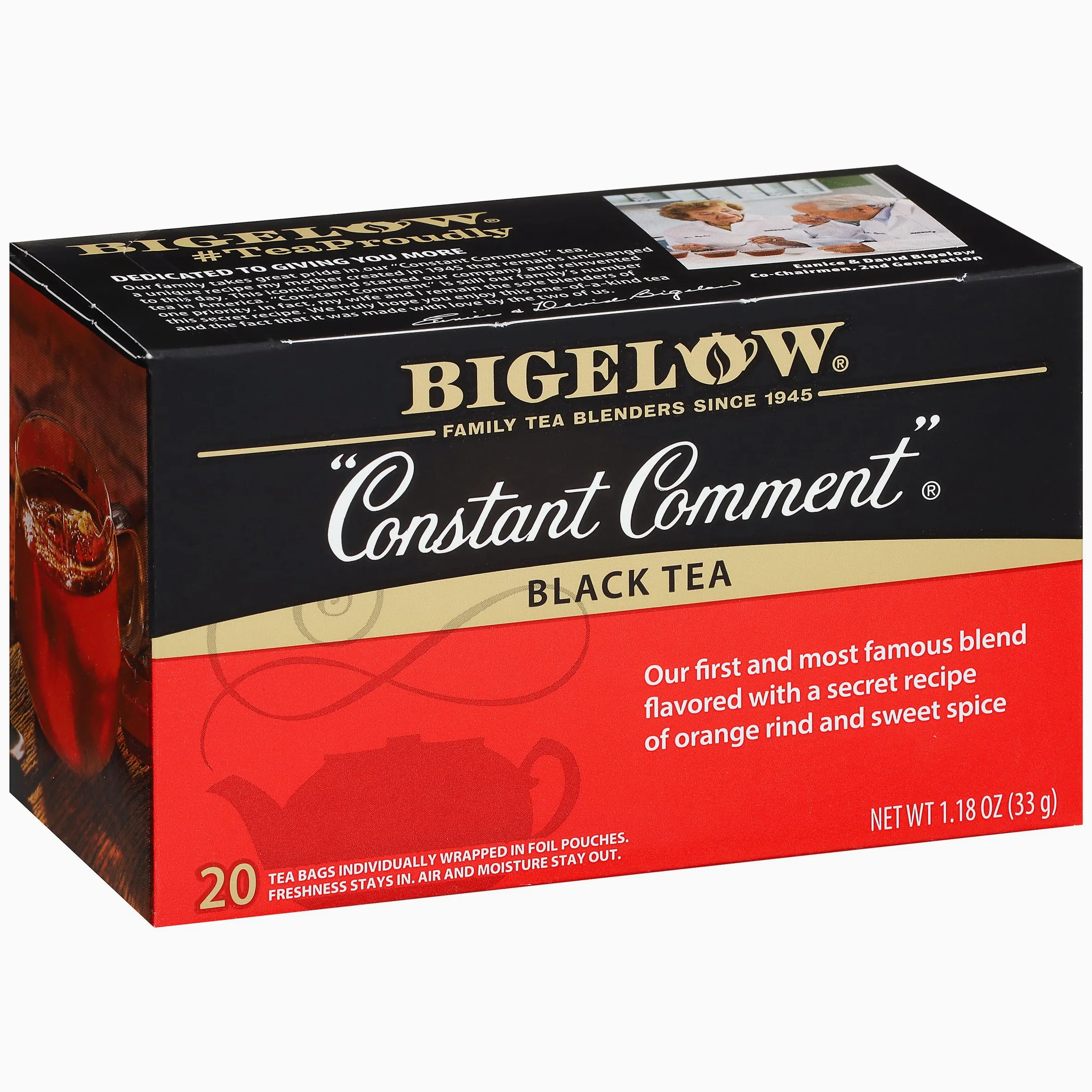 Bigelow Constant Comment Tea, 20-Count Boxes (Pack of 6)