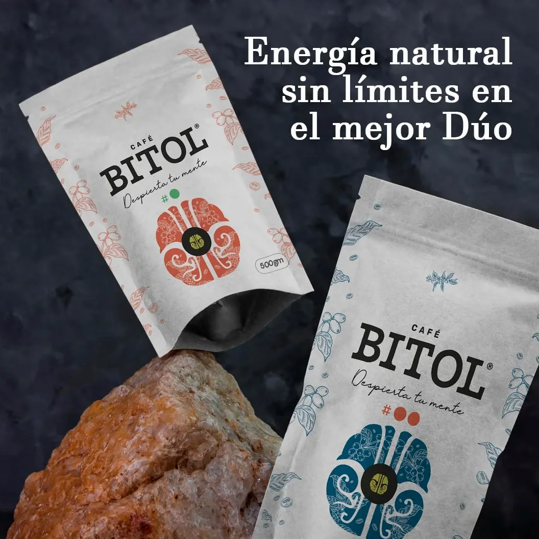 BITOL COFFEE | Café de Especialidad en Grano Natural | 100% Arábica Origen Único Colombia Huila Supremo y Guatemala Antigua | Tueste Medio Gourmet | Notas de Chocolate y Frutos Secos | 1000 gr