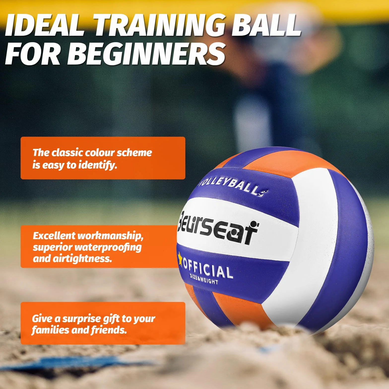 Pelota Voleibol Tamaño 5 para Interior y Exterior