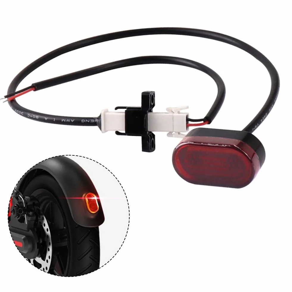 Xiaomi Pro Kit de luz de freno trasera con hebilla de cable de batería y línea de alimentación de 18 cm para scooter eléctrico