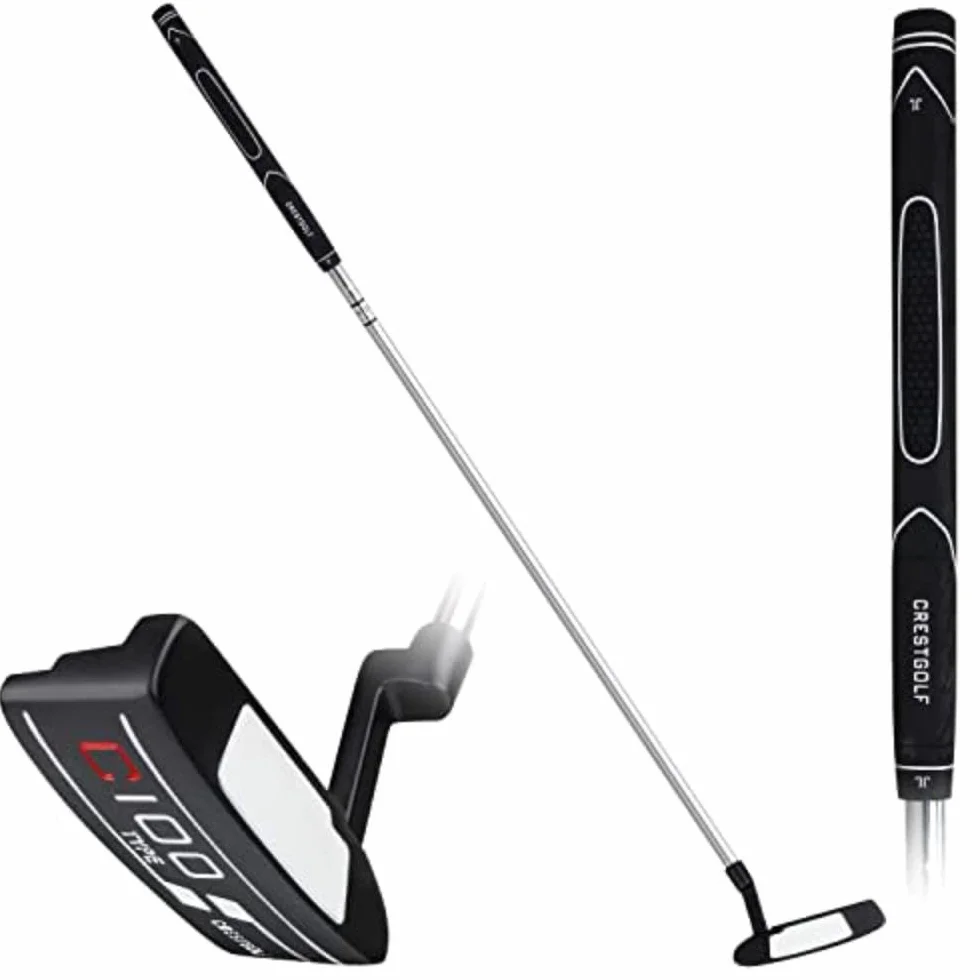 CRESTGOLF Putter de Golf para Hombre, Palo para Diestros 35 Pulgadas